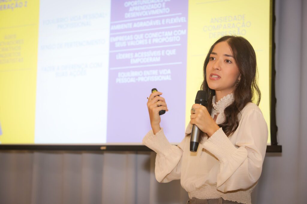 LIDE Futuro debate impactos da Geração Z com Letícia Pavim | Crédito: Rafael Cautella