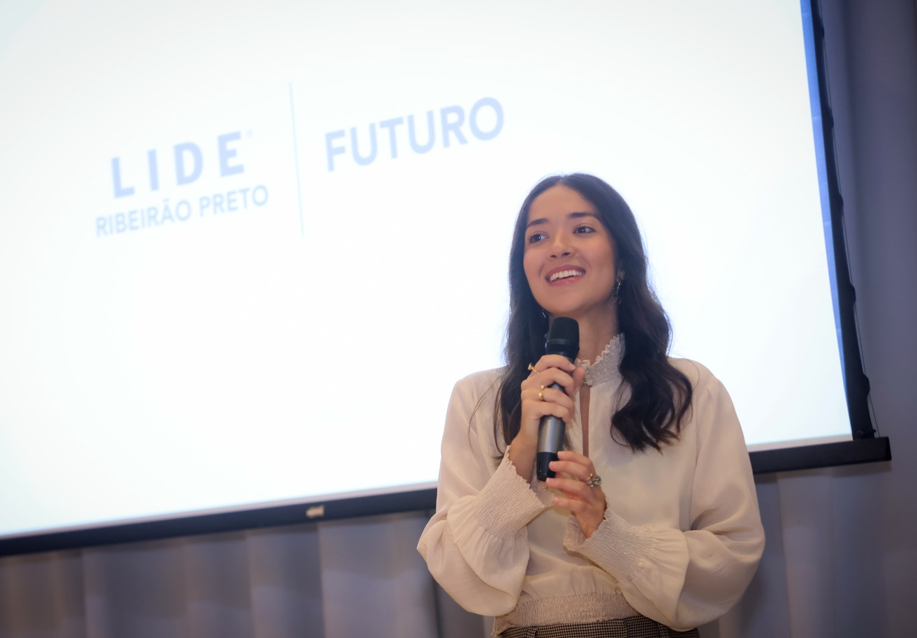 Letícia Pavim no LIDE Futuro | Crédito: Rafael Cautella