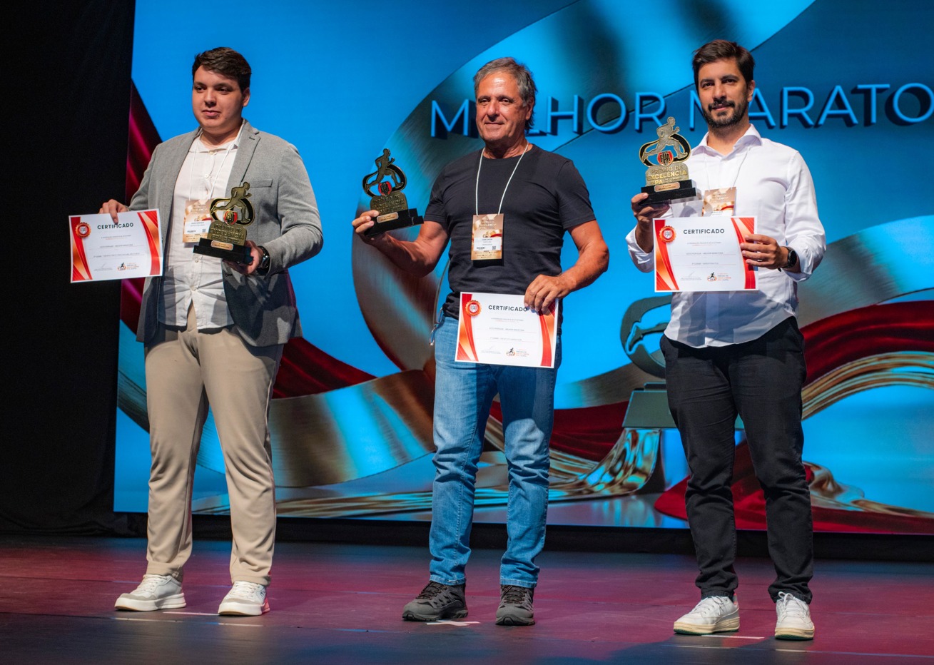 Premiação da Maratona Oficial de Ribeirão Preto como a 2ª melhor do estado | Crédito: Divulgação