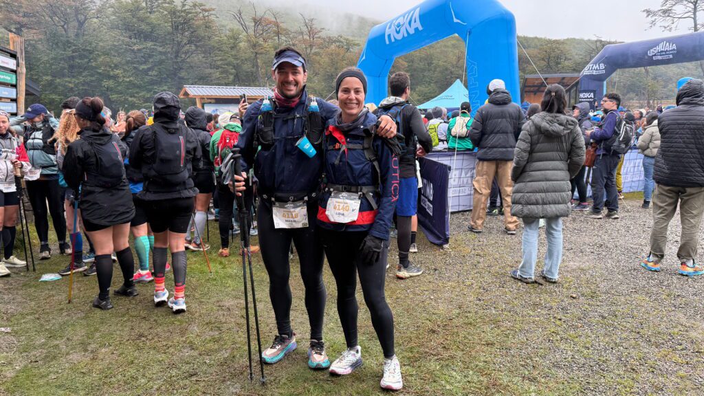 Mario Rossi e Lídia Titoto participam de corrida extrema em Ushuaia | Crédito: Arquivo pessoal