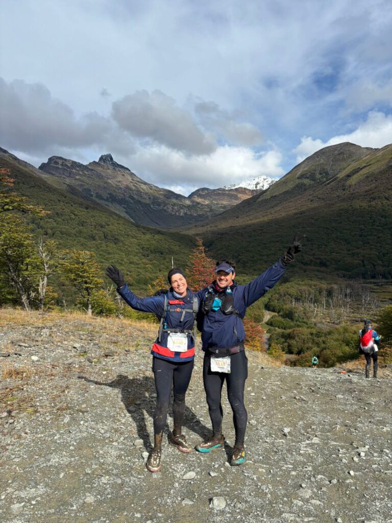 Mario Rossi e Lídia Titoto participam de corrida extrema em Ushuaia | Crédito: Arquivo pessoal