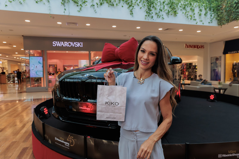Campanha de Dia das Mães do RibeirãoShopping tem presentes da KIKO Milano e sorteio de BMW X1 | Crédito Tábata Barbosa