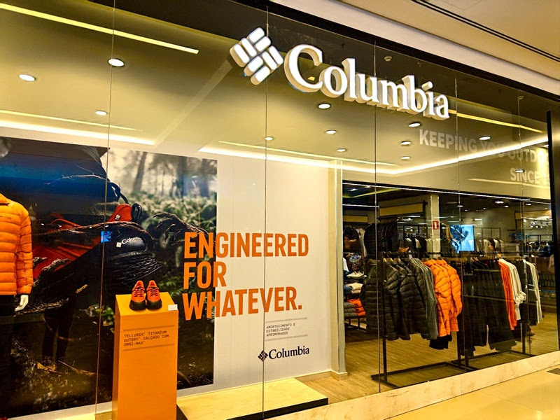 Columbia, está entre as novas opções de lojas no RibeirãoShopping | Crédito: Divulgação