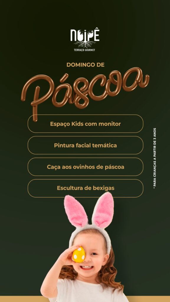 Domingo de Páscoa 2026 no Noipê | Crédito: Divulgação