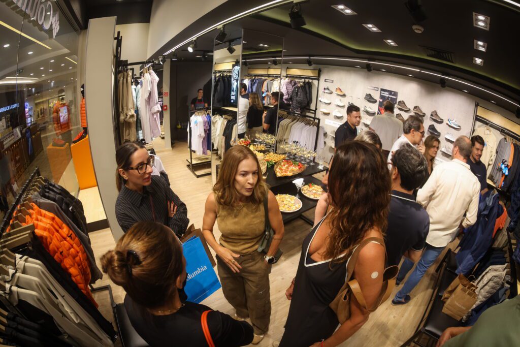 Inauguração da loja de roupas Columbia | Crédito: Rafael Cautella