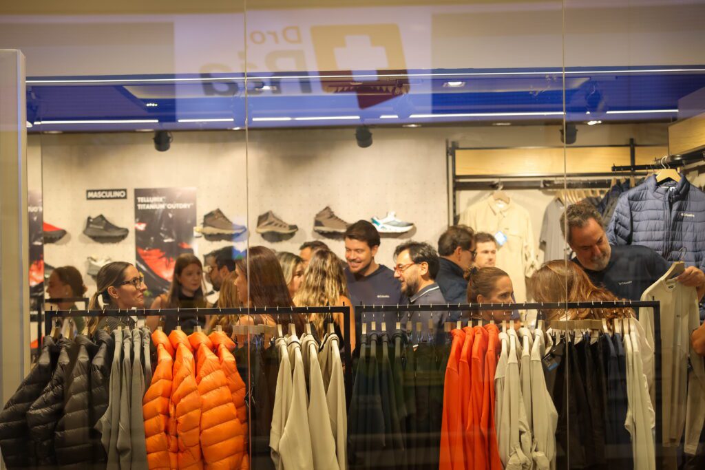 Inauguração da loja de roupas Columbia | Crédito: Rafael Cautella