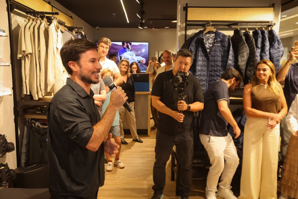 Inauguração da loja de roupas Columbia | Crédito: Rafael Cautella