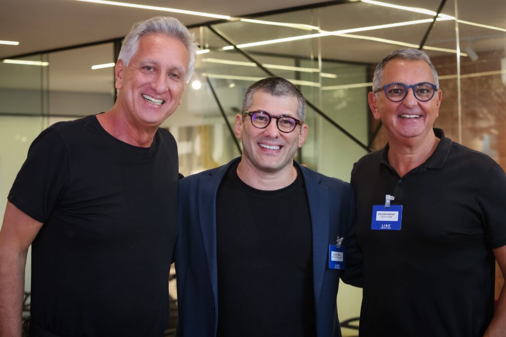 Marcus Vinicius Freire, Miguel El Debs e Adilson Haddad | Crédito: Rafael Cautella