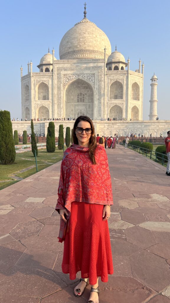 Maura Robusti na Índia | Crédito: Arquivo pessoal