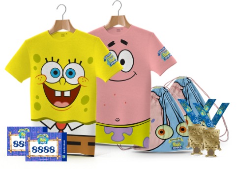Kit da Corrida do Bob Esponja | Crédito: Reprodução