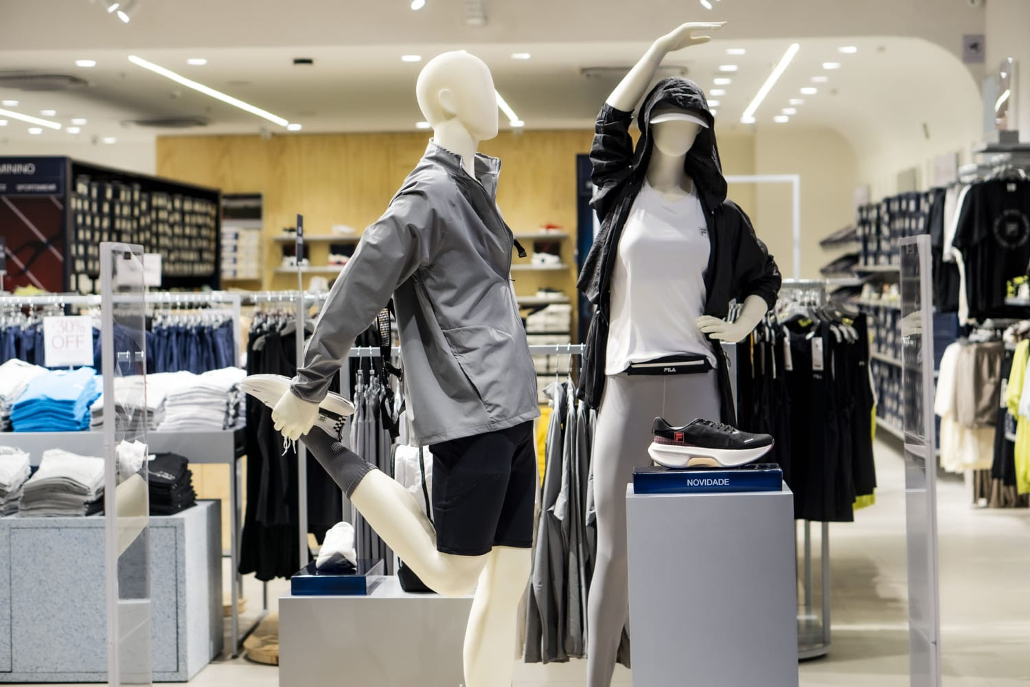 Loja FILA no Santa Maria Outlet | Crédito: Divulgação