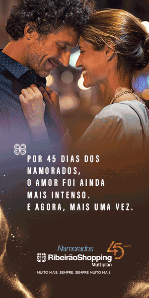 Banner de promoção dia dos namorados Ribeirão Shopping