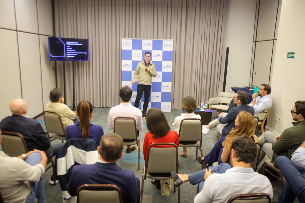 Rodrigo Lopes, fundador do Grupo RPX, conversou com o LIDE sobre estruturar operações internacionais | Crédito: Rafael Cautella