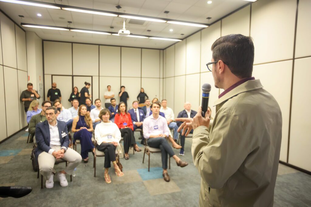 Rodrigo Lopes, fundador do Grupo RPX, conversou com o LIDE sobre estruturar operações internacionais | Crédito: Rafael Cautella