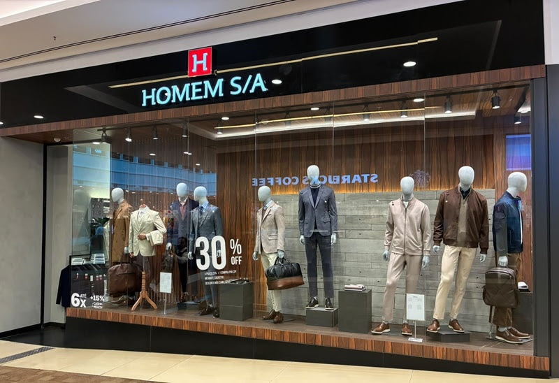 A Homem S/A é uma das novas operações do RibeirãoShopping | Crédito: Divulgação