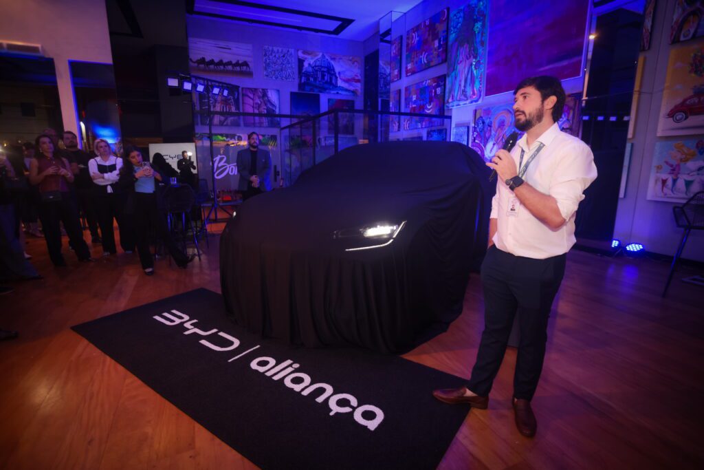 BYD Aliança lança SUV Sealion 7 na PB Arts Gallery | Crédito: Rafael Cautella