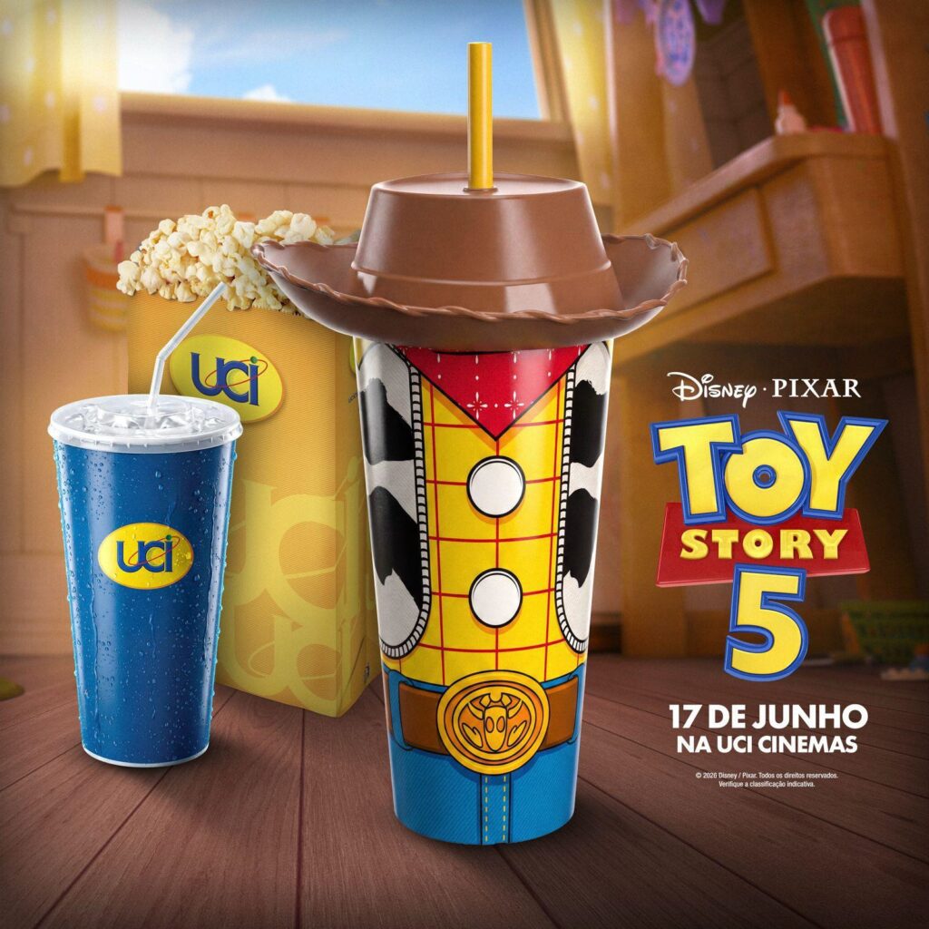 Combo temático de Toy Story | Crédito: Divulgação