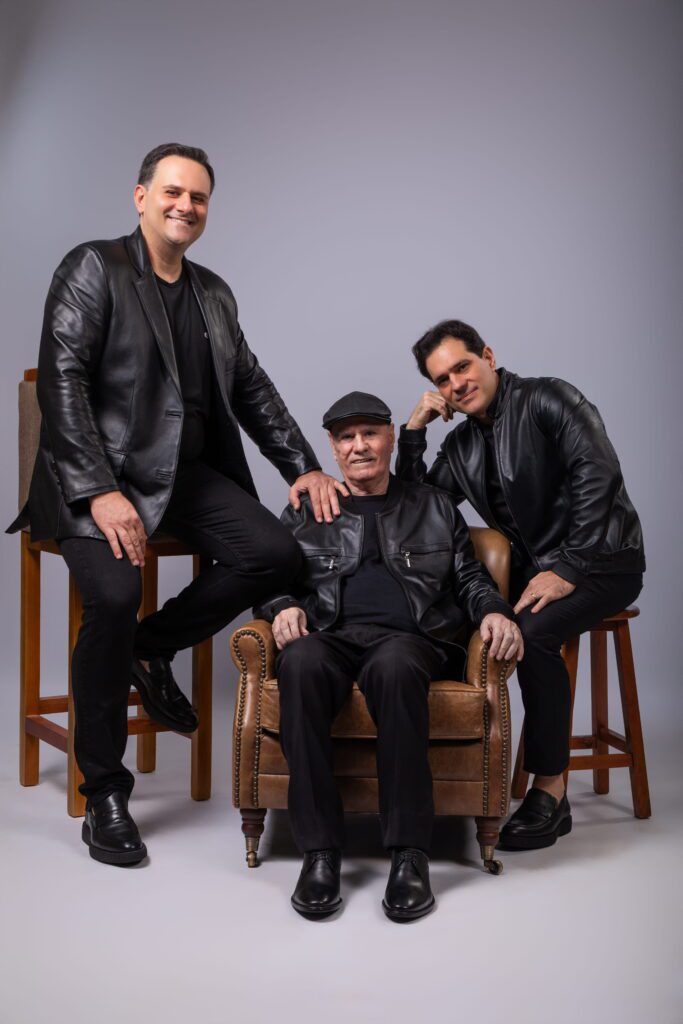 Graciano's - Rodrigo, Osmar (Patriarca Graciano) e Rogério | Crédito: Divulgação