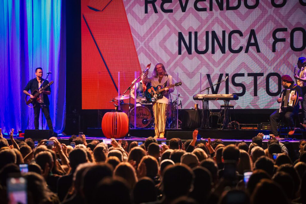 Humberto Gessinger no Multiplan Hall em junho de 2026 | Crédito: Rafael Cautella