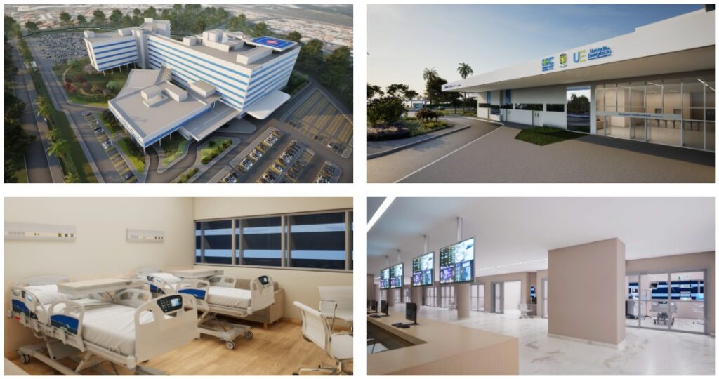 Nova Unidade de Emergência representa o maior projeto de expansão do Hospital das Clínicas nas últimas décadas | Crédito: Divulgação/HCFMRP