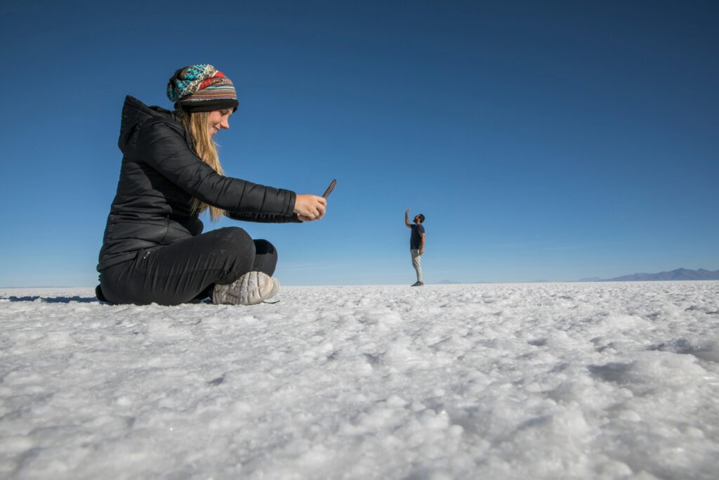 Salar de Uyuni, na Bolívia