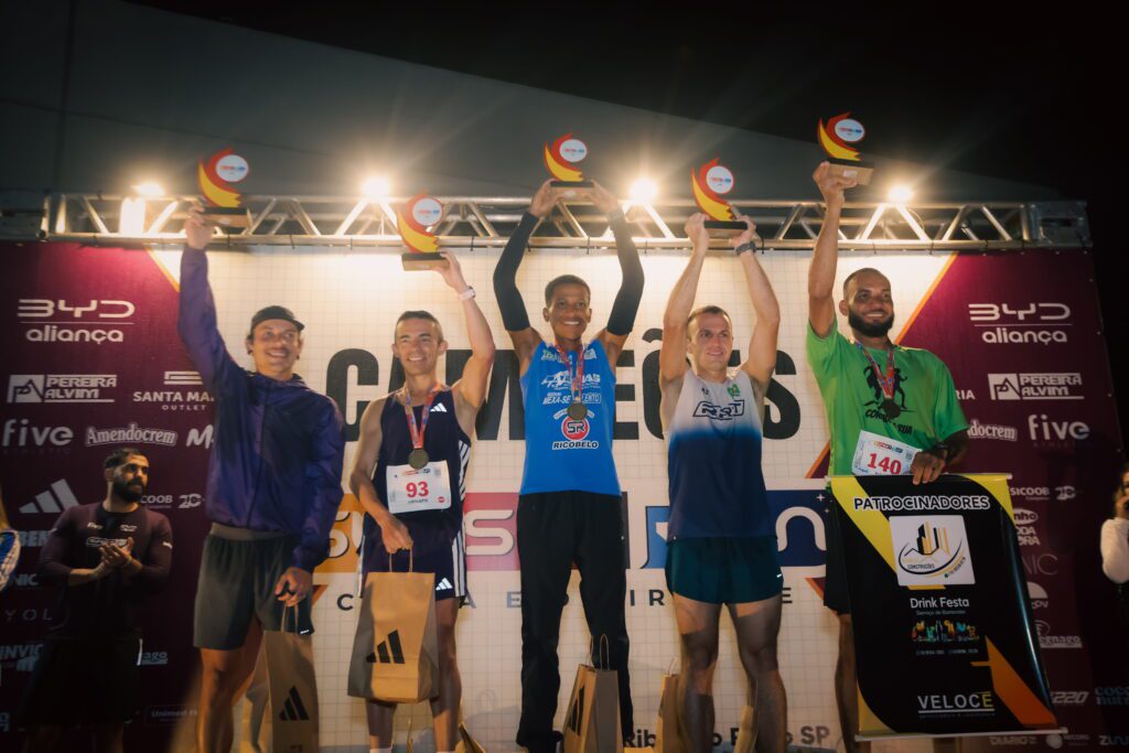 Ganhadores da Sunset Run 2026 | Crédito: Rafael Cautella