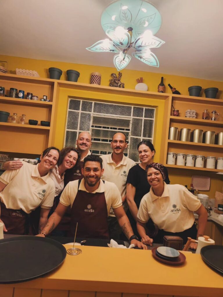 Equipe da Amélia Casa de Chá | Crédito: Divulgação