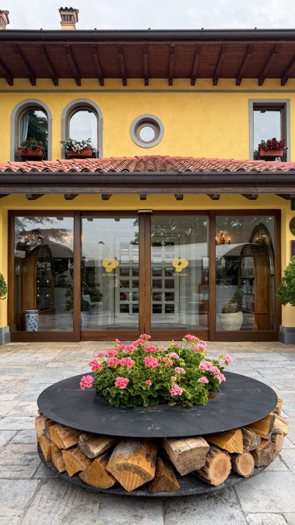Hotel e restaurante Da Vittorio, na Itália | Créditos: arquivo pessoal