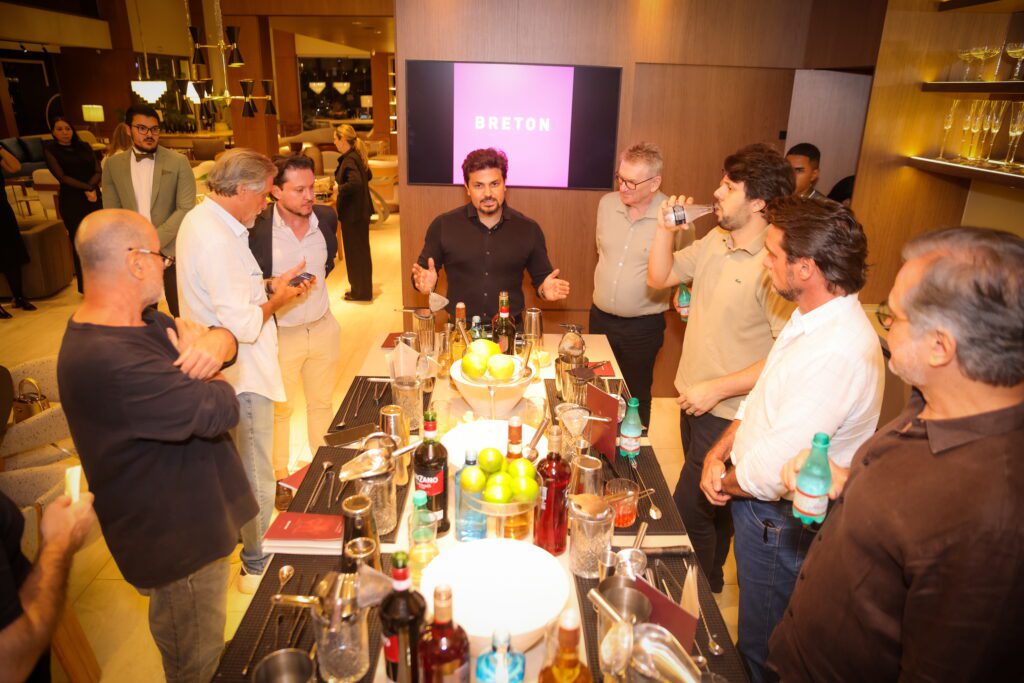 Workshop de drinks na Breton | Crédito: Rafael Cautella