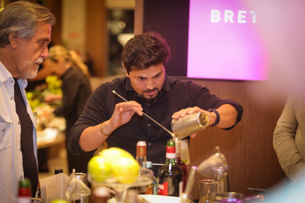 Workshop de drinks na Breton | Crédito: Rafael Cautella