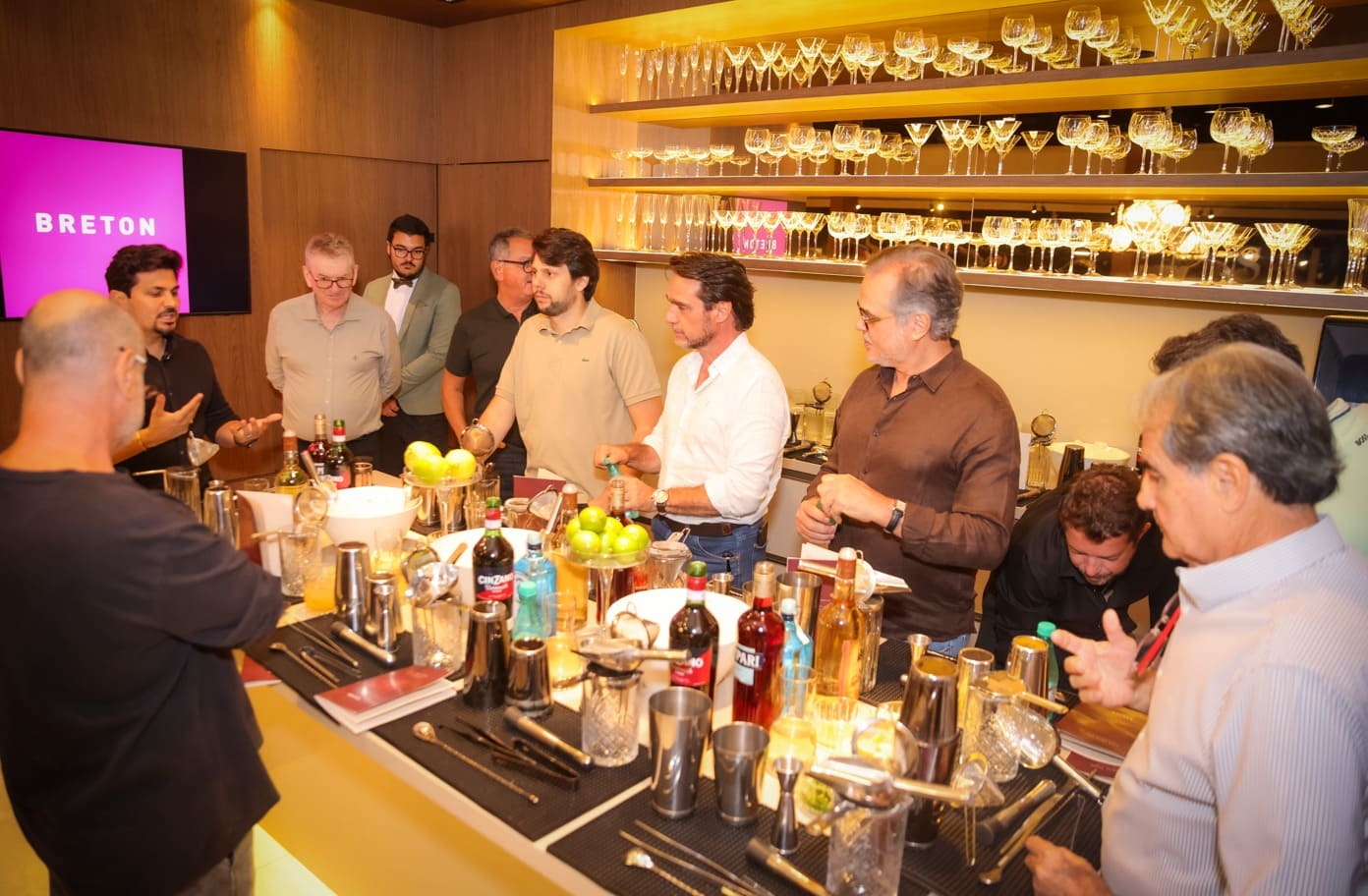 Workshop de drinks na Breton | Crédito: Rafael Cautella