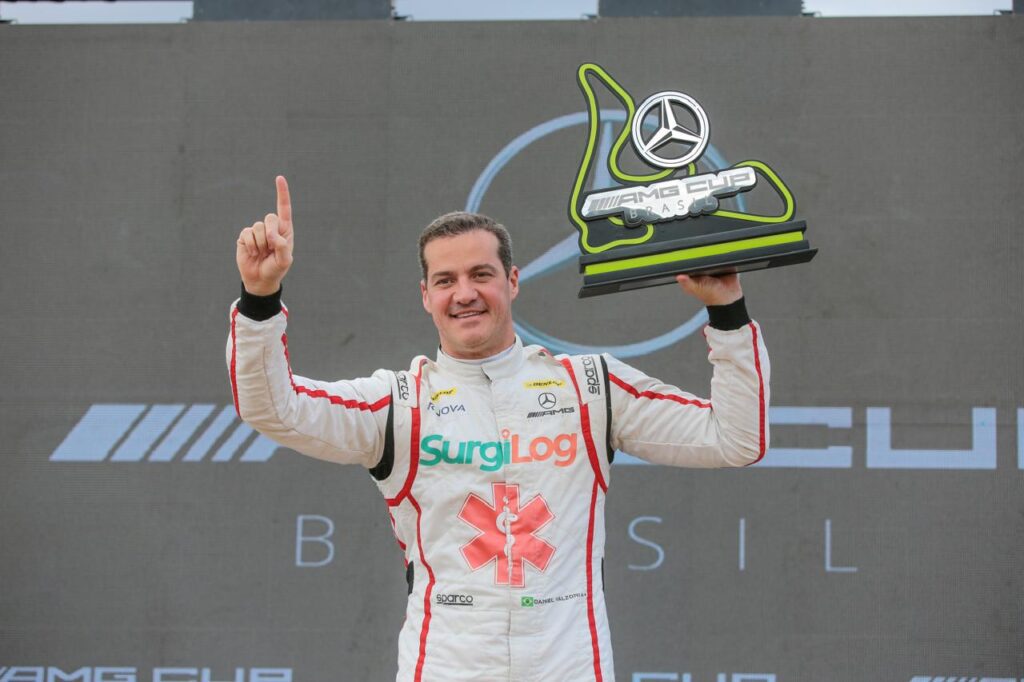 Daniel Mazoni na Mercedes-AMG GT4 | Crédito: Arquivo pessoal