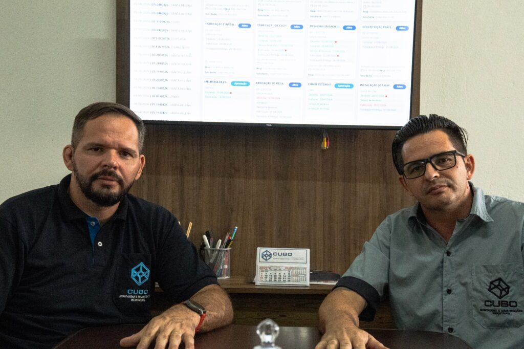 Rafael e Daweson Reis, da CUBO Montagens Industriais | Crédito: Divulgação