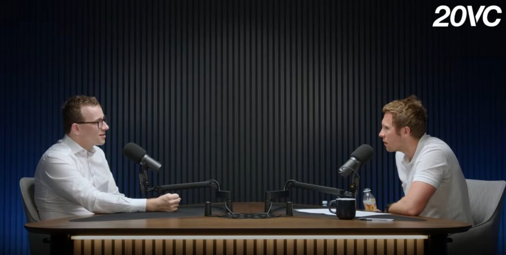 red Turner, CEO da Curative, no podcast 20VC | Crédito: Reprodução do youtube