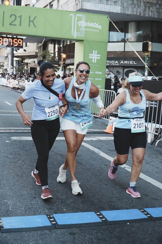 Marina Kocourek na Maratona de Montevideu