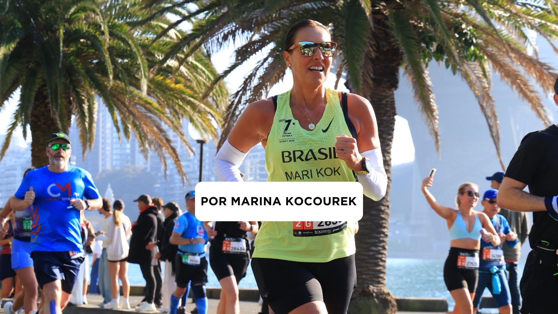 Marina Kocourek em busca de uma das Majors de corrida