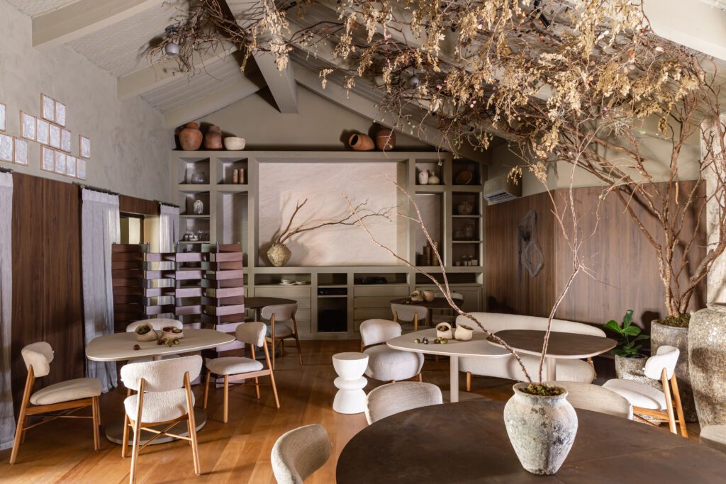 Espaço gastronômico Restaurante Figo na CASACOR 2026 | Crédito: Keniche Santos