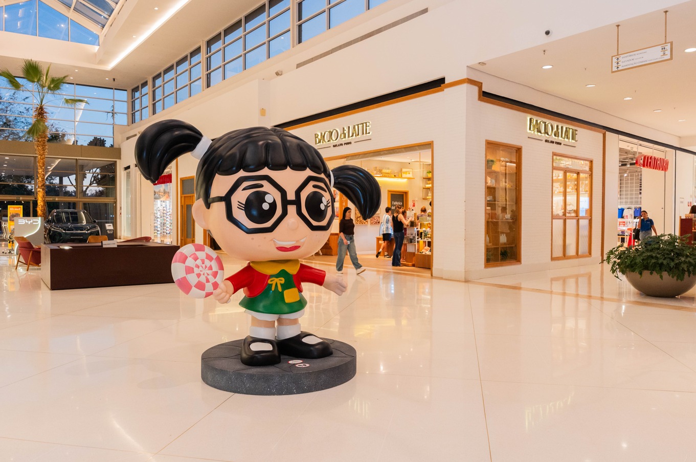 Imagem da Chiquinha no Shopping Iguatemi | Crédito: Divulgação