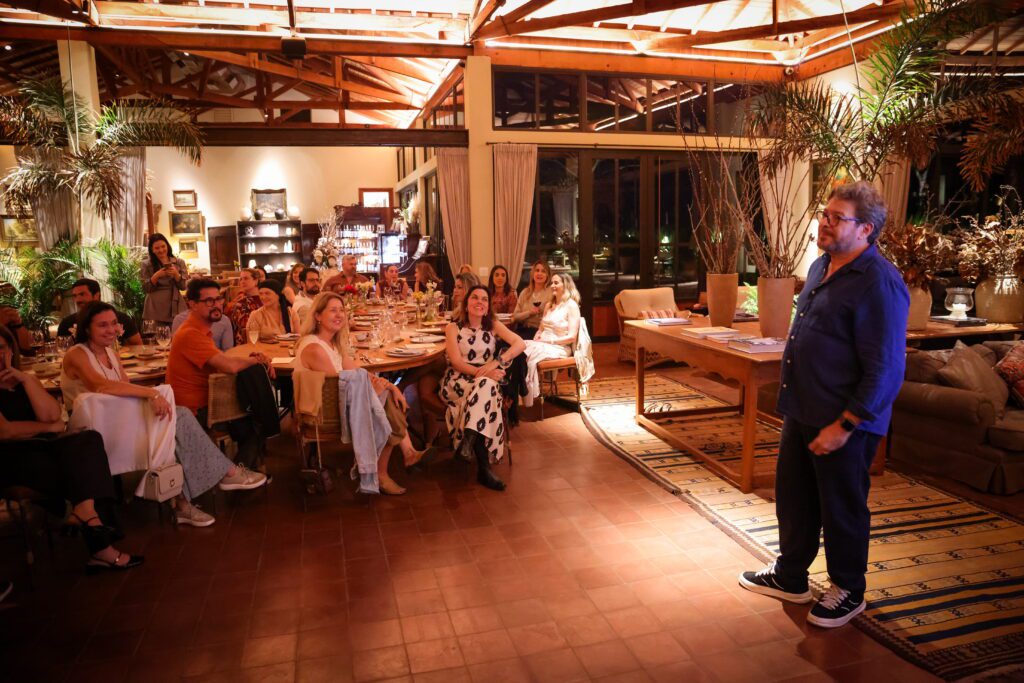 Relação entre arquitetura e memória inspira encontro com Jonas Lourenço na vinícola Biagi | Crédito: Rafael Cautella