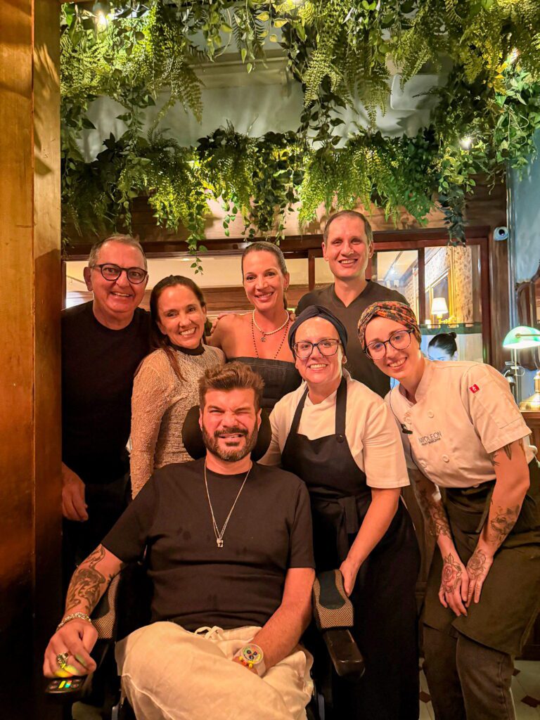 Napoleon recebe a chef Lana Tambelini | Crédito: Hütte