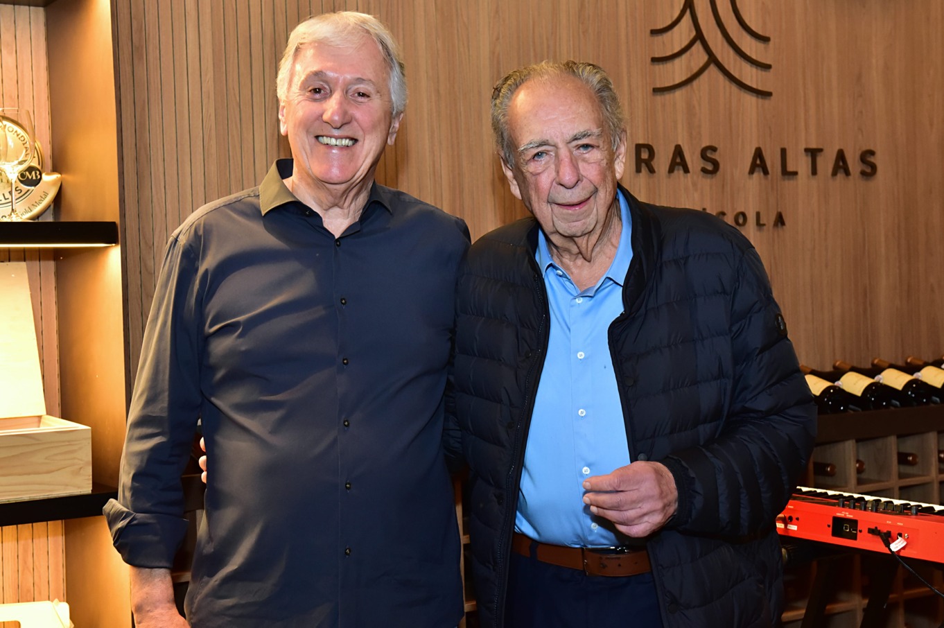 José Renato Magdalena e Fernando Horta, sócios da vinícola Terras Altas,