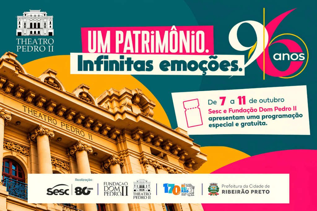 Theatro Pedro II celebra seus 96 anos