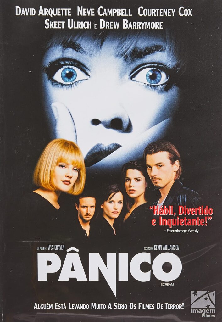 Cartaz do filme "Pânico", que completa 20 anos | Crédito: Divulgação