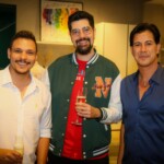 Douglas Oliveira, Isaac Amir e Luciano Esteves | Crédito: Rafael Cautella