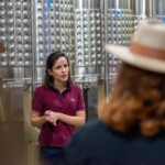 Explicação sobre a produção dos vinhos | Crédito: João Vítor Oliveira/Divulgação