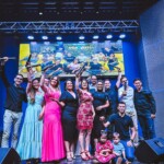 Alunos da Turma Power Vox comemoram a formatura no Hard Rock Café | Crédito: Divulgação