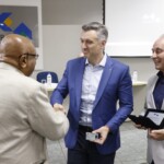 Marcos Jerônimo de Melo, Vinicius Marchese e Fernando Junqueira | Crédito: Rafael Cautella