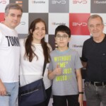 Alisson, Andreia e Enzo Letício e Caramuru | Crédito: Rafael Cautella