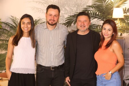 Bruna Sthefany, Rodrigo Camaro, Marcus Araújo ,Laura Lima | Crédito: Rafael Cautella